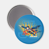 Justice League Heroes United Magneet (Voorkant / Achterkant)