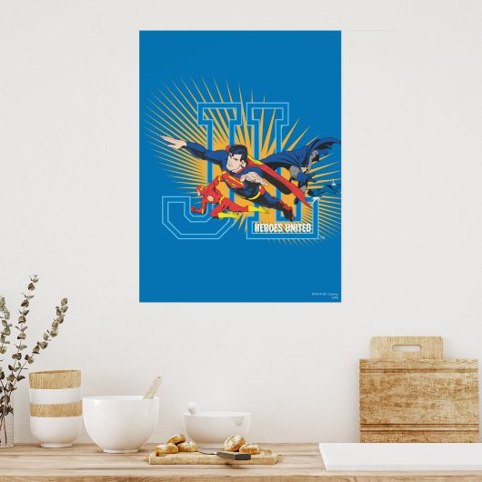 Justice League Heroes United Poster (Keuken)