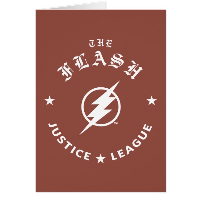Justice League | Het Flash Retro Lightning Embleem (Voorkant)