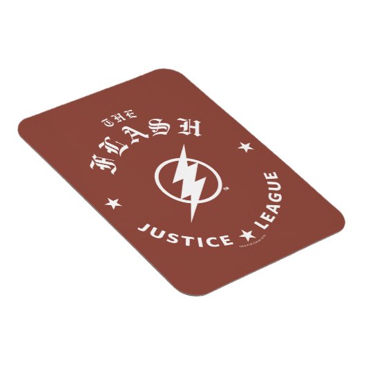 Justice League | Het Flash Retro Lightning Embleem Magneet (Rechterzijde)