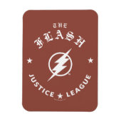 Justice League | Het Flash Retro Lightning Embleem Magneet (Verticaal)