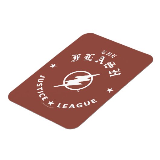 Justice League | Het Flash Retro Lightning Embleem Magneet (Linkerzijde)