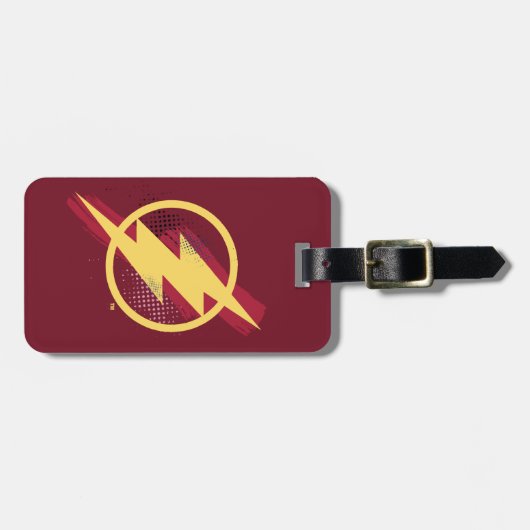 Justice League | Het Symbool van de Flits van de B Bagagelabel (Voorkant horizontaal)