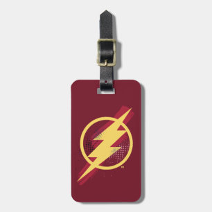 Justice League Het Symbool van de Flits van de B Bagagelabel