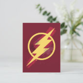 Justice League | Het Symbool van de Flits van de B Briefkaart (Staand voorkant)