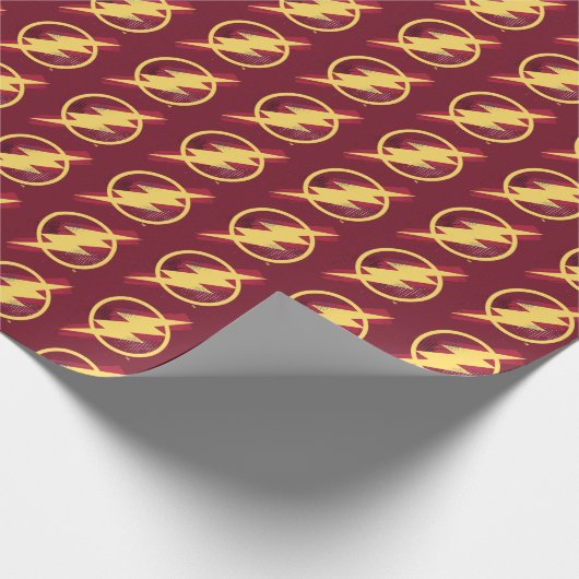 Justice League | Het Symbool van de Flits van de B Cadeaupapier (Hoek)