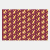 Justice League | Het Symbool van de Flits van de B Inpakpapier Vel (Voorkant 2)