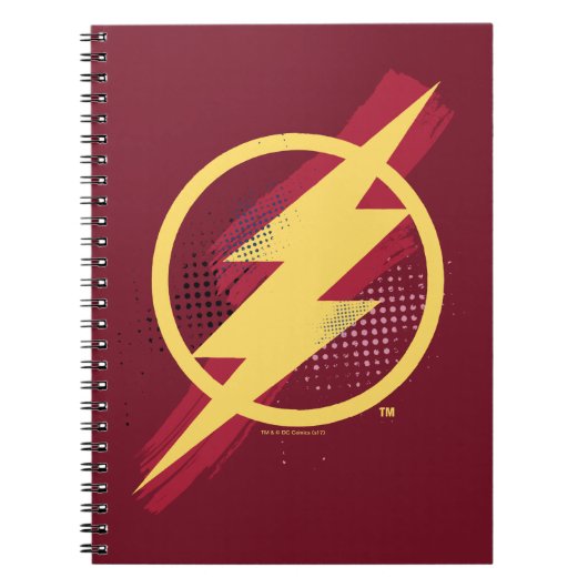 Justice League | Het Symbool van de Flits van de B Notitieboek (Voorkant)