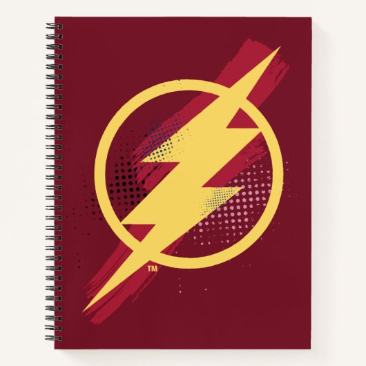 Justice League | Het Symbool van de Flits van de B Notitieboek (Voorkant)