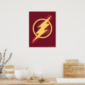 Justice League | Het Symbool van de Flits van de B Poster (Keuken)