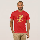 Justice League | Het Symbool van de Flits van de B T-shirt (Voorkant volledig)