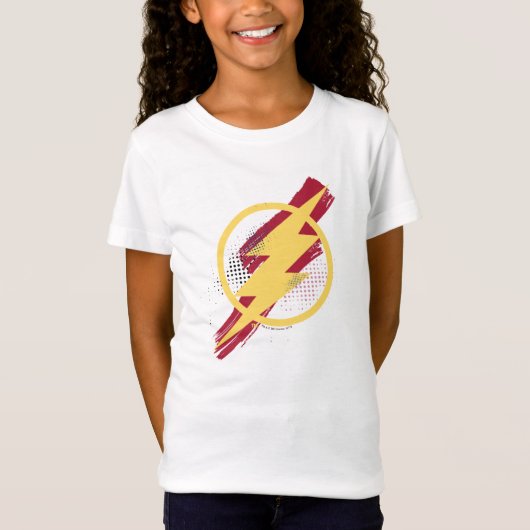 Justice League | Het Symbool van de Flits van de B T-shirt (Voorkant)