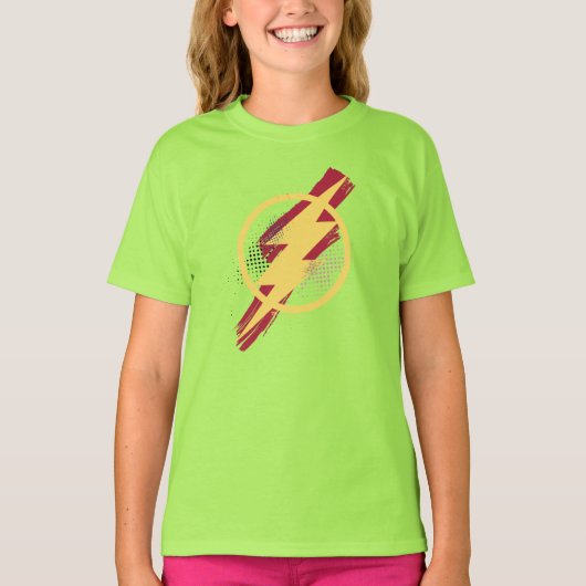Justice League | Het Symbool van de Flits van de B T-shirt (Voorkant)