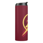 Justice League | Het Symbool van de Flits van de B Thermosbeker (Gedraaid links)