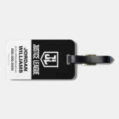 Justice League | Het symbool van de metalen bouten Bagagelabel (Achterkant horizontaal)