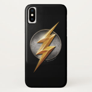 Justice League   Het symbool van de metalen bouten iPhone X Hoesje