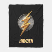 Justice League | Het symbool van de metalen bouten Fleece Deken (Voorkant)
