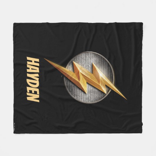 Justice League | Het symbool van de metalen bouten Fleece Deken (Voorkant (Horizontaal))