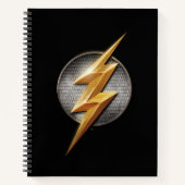 Justice League | Het symbool van de metalen bouten Notitieboek (Voorkant)
