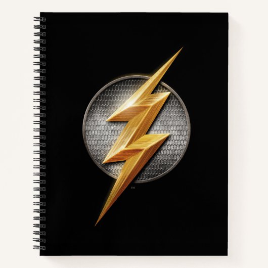 Justice League | Het symbool van de metalen bouten Notitieboek (Voorkant)