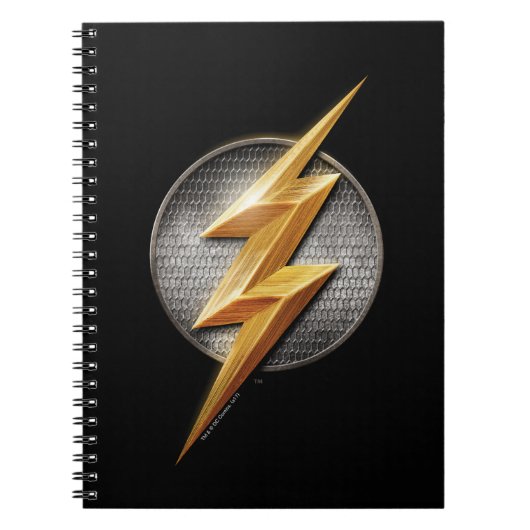 Justice League | Het symbool van de metalen bouten Notitieboek (Voorkant)