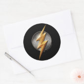 Justice League | Het symbool van de metalen bouten Ronde Sticker (Envelop)