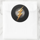 Justice League | Het symbool van de metalen bouten Ronde Sticker (Tas)