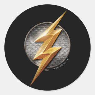 Justice League   Het symbool van de metalen bouten Ronde Sticker