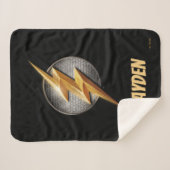 Justice League | Het symbool van de metalen bouten Sherpa Deken (Voorkant (horizontaal))