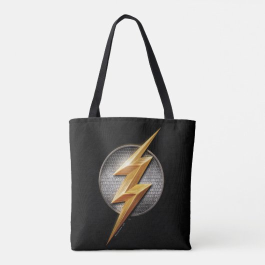 Justice League | Het symbool van de metalen bouten Tote Bag (Achterkant)