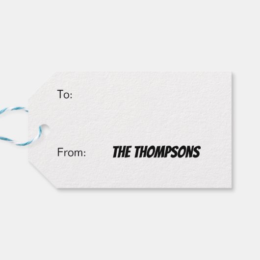 Justice League Holiday Bauble Pattern Cadeaulabel (Achterkant Horizontaal)