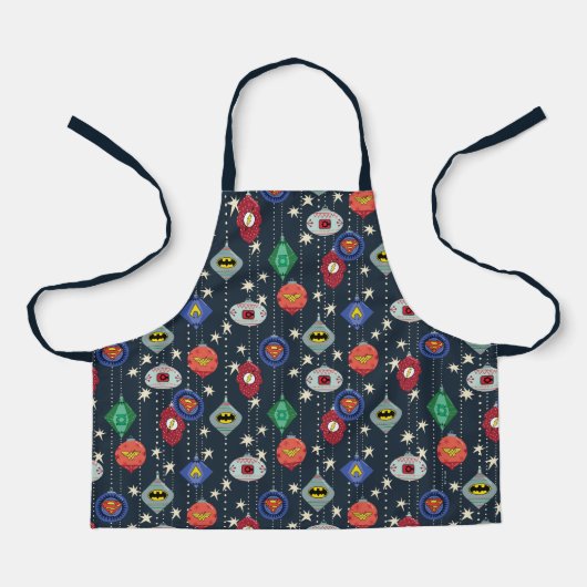 Justice League Holiday Bauble Pattern Schort (Voorkant)