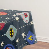 Justice League Holiday Bauble Pattern Tafelkleed (Voorbeeld)
