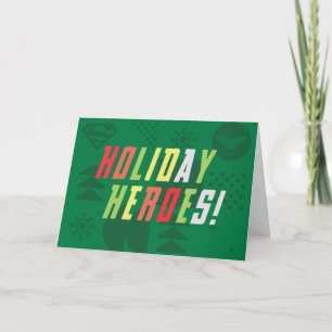 Justice League Holiday Heroes Graphic Feestdagen Kaart