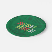 Justice League Holiday Heroes Graphic Papieren Bordje (Gekanteld)