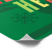 Justice League Holiday Heroes Graphic Poster (Hoek)