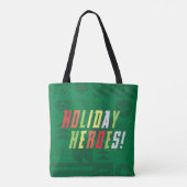 Justice League Holiday Heroes Graphic Tote Bag (Achterkant)