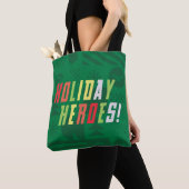Justice League Holiday Heroes Graphic Tote Bag (Dichtbij)