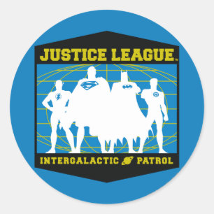 Justice League Intergalactic Patrol Ronde Sticker