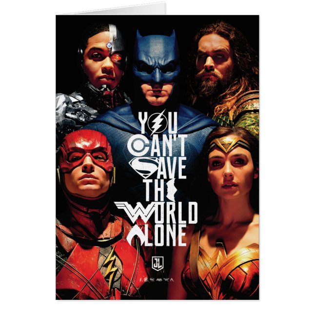 Justice League | Je kunt de wereld niet alleen red (Voorkant)