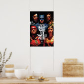 Justice League | Je kunt de wereld niet alleen red Poster (Keuken)