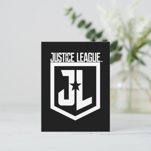 Justice League | JL Shield Briefkaart (Staand voorkant)