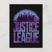 Justice League | Justice League City Silhouette Briefkaart (Voorkant)