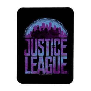 Justice League Justice League City Silhouette Magneet