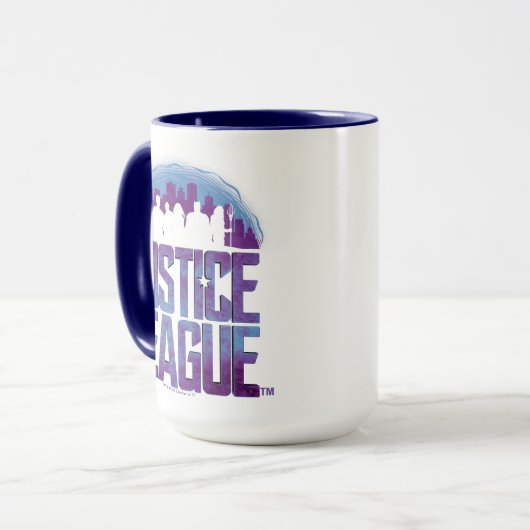 Justice League | Justice League City Silhouette Mok (Voorkant links)