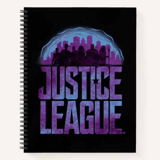 Justice League | Justice League City Silhouette Notitieboek (Voorkant)