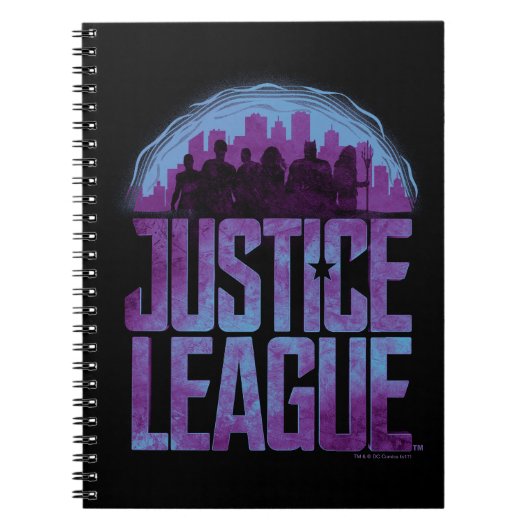 Justice League | Justice League City Silhouette Notitieboek (Voorkant)
