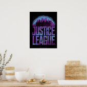 Justice League | Justice League City Silhouette Poster (Keuken)