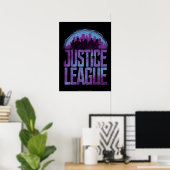 Justice League | Justice League City Silhouette Poster (Thuiskantoor)