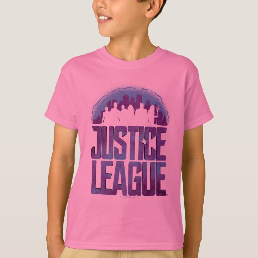 Justice League | Justice League City Silhouette T-shirt (Voorkant)